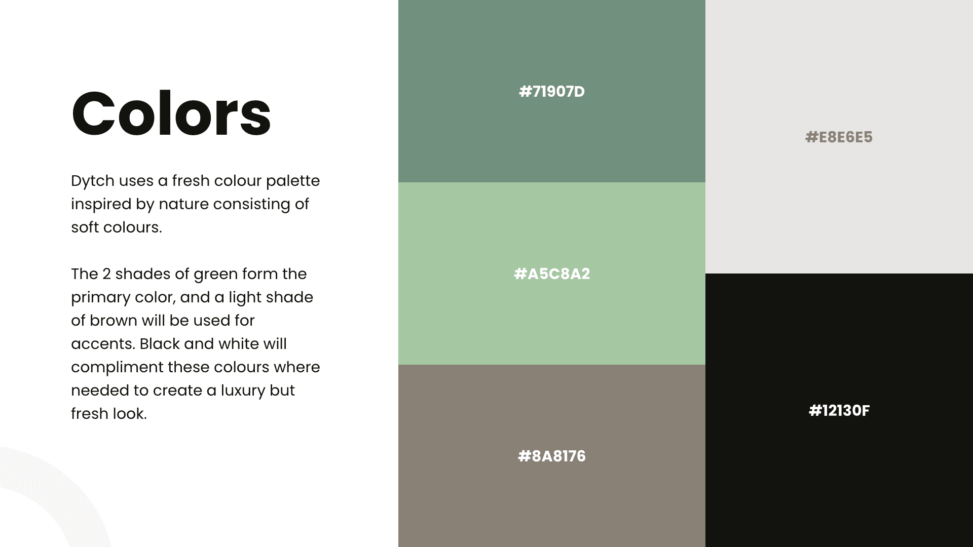 Dytch - Brand Manual - Colors